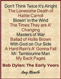 April: Bob Dylan Tribute