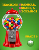 Grade 5 Teaching Grammar, Usage, and Mechanics Lessons, Remedial Worksheets, and Tests — cover