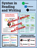 Syntax in Reading and Writing Lessons and Worksheets