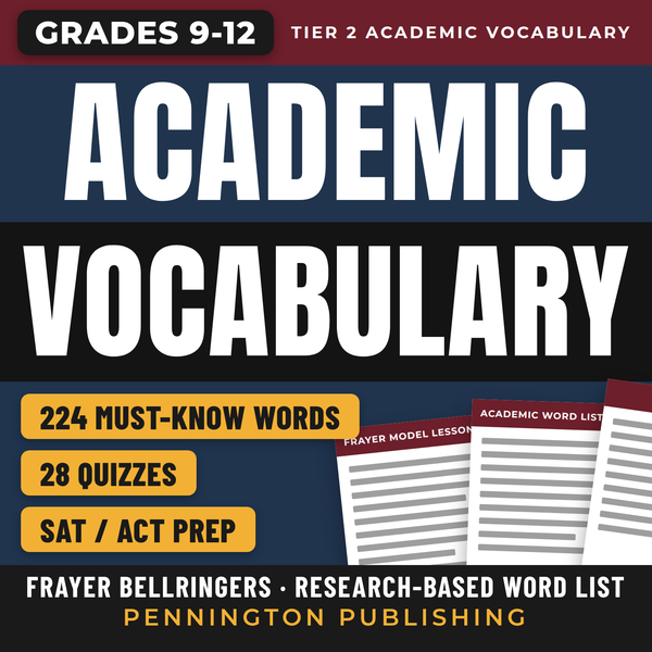 Academic Language Words for High School