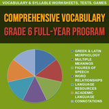 Comprehensive Vocabulary Grade 6 cover