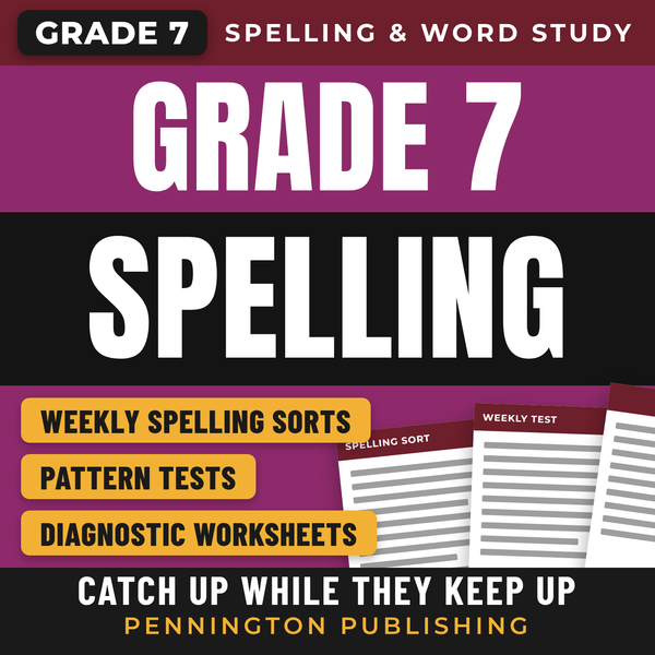 Differentiated Spelling Instruction Grade 7 Lessons, Remedial Worksheets, and Tests