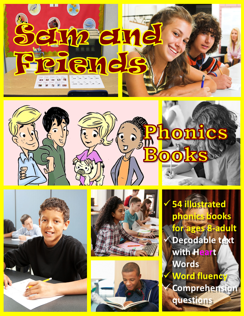 Sam and Friends Phonics Books cover